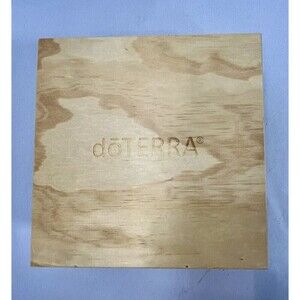 Doterra Essential Oils Empty Wooden Storage Box Case Holds 25 Bottles